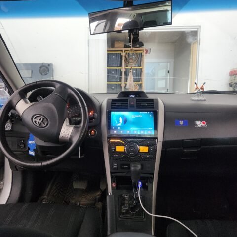 Remote starter module loomed into the harness